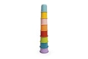 Babylegetøj - Happy Baby Regnbuefarvede Stablekopper 8 stk. - 502222