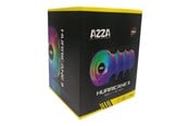 Kabinet Køler - AZZA Hurricane II - case fan - Kabinet køler - 120mm - Sort - FNAZ-12DRGB2-241