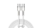USB kabel - Baseus Cable USB-C to USB-C  Cafule 100W 2m (white) - CATJK-D02
