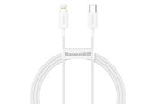 USB kabel - Baseus Superior Series Cable USB-C to Lightning 20W PD 1m (white) - CATLYS-A02