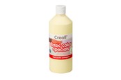 Kreativt Legetøj - Creall School paint Pastel yellow 500 ml - 30092