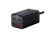 Mobil - Adaptere & Opladere - Baseus GaN3 Pro 4 Ports Desktop Charger 2x USB-C 2x USB 65W - Black - CCGP040101