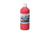 Kreativt Legetøj - Creall Window Paint Red 500ml - 20023