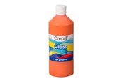 Kreativt Legetøj - Creall Gloss Gloss Paint Orange 500ml - 01272