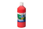 Kreativt Legetøj - Creall Transparent Paint Red 500ml - 23023