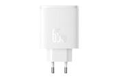 Mobil - Adaptere & Opladere - Baseus Wall charger  OS-Cube Pro 2xUSB-C + USB 65W (white) - P10152301213-00