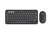 Tastatur - Logitech Pebble 2 Combo for Mac - Tastatur & Mus sæt - Tysk - Grå - 920-012208
