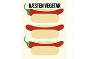 Kogebøger - Næsten vegetar - Kogebog - hardcover - 9788794441230