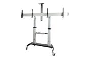 Vægbeslag, AV-Beslag & AV-Møbler - StarTech.com Dual TV Cart for 37-60in VESA TVs up to 110lb (50kg) - Maks 100 kg - Maks størrelse 60" - STNDMTVDUO