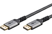 Skærmkabel - Pro Displayport 1.4 Sleeved - 3m - Sort - HDMI1.4SL3