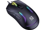 Mus - Sandberg LightFlow 6D - Gaming Mus - Optisk - 6 knapper - Sort - 640-27