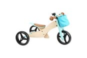 Løbecykler, Gåbiler & Scootere - Small Foot - Wooden Tricycle and Balance Bike 2in1 Turquoise - 11610
