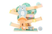 Babylegetøj - Small Foot - Wooden Marble Run Animals Pastel - 11473