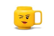 Børneværelse - LEGO Stort keramik krus, blinkende pige - 530 ml - 41460813