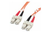 Netværkskabel - StarTech.com 2m Fiber Optic Cable - Multimode Duplex 62.5/125 - LSZH - SC/SC - OM1 - SC to SC Fiber Patch Cable (FIBSCSC2) - network cable - 2 m - 2m - FIBSCSC2