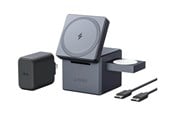 Mobil - Adaptere & Opladere - Anker 3-in-1 15W Cube with MagSafe - Grey - Y1811G11