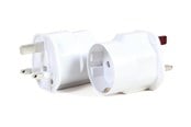 Kabler - diverse - Gembird Cablexpert - power connector adaptor - 3-pole to CEE 7/4 - A-AC-EUFUKM-01