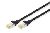 Netværkskabel - DIGITUS CAT 6A S-FTP - 7m - Sort - 7m - DK-1644-A-070/BL
