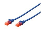 Netværkskabel - DIGITUS Professional patch cable - 25 cm - blue - Blå - 0.25m - DK-1617-0025/B