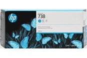 Blæk, Toner & Forbrugsstoffer - HP 738 / 676M6A - Cyan Ink - 676M6A