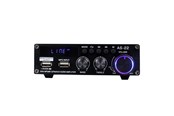 Forstærker - BlitzWolf AS-22 audio amplifier 45W Bluetooth 5.0 USB + remote control (black) - AS-22