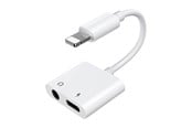 Kabler - diverse - Joyroom Audio Adapter 3.5mm S-Y104 (white) - S-Y104 3.5mm