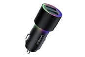 Mobil - Adaptere & Opladere - Joyroom Car Charger  JR-CL10 2x USB 4.8A (black) - JR-CL10