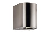 Lamper - Nordlux Canto 2 udendørs væglampe rustfrit stål - 49701034