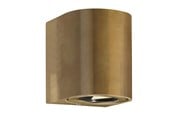 Lamper - Nordlux Canto 2 Udendørs væglampe Messing - 49701035