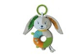 Babylegetøj - Clementoni Baby - Plush Rattle Rabbit - 17787