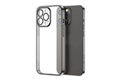 Mobil - Covers & Cases - Joyroom 14Q Case case for iPhone 14 Plus case cover with metallic frame black (JR-14Q3-black) - JR-14Q3 Black