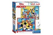 Puslespil - Clementoni Puzzle Mickey Mouse 2x20st. Floor - 24791