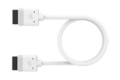 Kabinet Tilbehør - Corsair iCUE LINK Cable - 60cm - Straight Connector - White - CL-9011127-WW