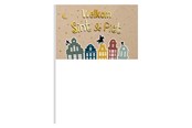 Legetøj - Folat BV Waving flag 'Welcome Sint & Piet' 30x20cm - 65696