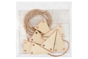 Trælegetøj - Lobbes Decorate your Wooden Mini Bunting - 927002