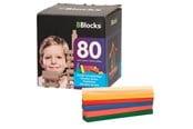 Konstruktionslegetøj - BBlocks Building Boards Color 80dlg. - BBL80-N