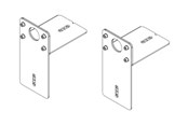 Vægbeslag, AV-Beslag & AV-Møbler - Multibrackets M mounting kit - for display stand - black - Maks 160 kg - Maks størrelse 75" - 7350105216350