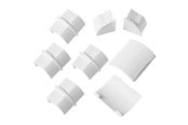 Kabler - diverse - D-LINE Adapter Kit 22x22mm 8 Pieces White - FLCOCPECAP22W