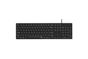 Tastatur - RAPOO NK8020 - Tastatur - Nordisk - Sort - 12324