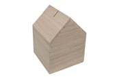 Trælegetøj - Playwood Piggy Bank House Paulownia Wood - sl228c