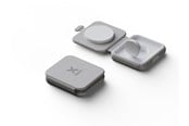 Mobil - Adaptere & Opladere - Xtorm Sammenfoldelig trådløs rejseoplader 2i1 15W Hvid - XWF21