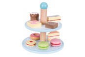 Trælegetøj - Bigjigs Wooden Etagere with Cakes - BJ621