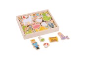 Trælegetøj - Bigjigs Fantasy Magnets 35dlg. - BJ271