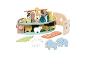 Konstruktionslegetøj - Classic World Wooden Noah's Ark Boat Building Set with Animals 16dlg. - 20188