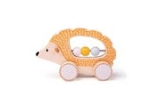 Babylegetøj - Bigjigs Wooden Push Hedgehog 100% FSC - 32006