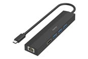 USB hub - Hama 00200144 interface hub USB hub - USB 3.1 - 6 ports - Sort - 00200144