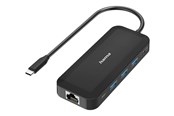 Dockingstation - Hama Essential Line - docking station - USB-C - HDMI - 10Mb LAN - 00300080