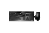 Tastatur - RAPOO 9900M - Keypad & Mus sæt - Nordisk - Sort - 19350