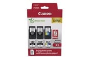 Papir, Fotopapir og Etiketter - Canon PG-560XLx2/CL-561XL / 3712C012 High Value Pack - 3712C012