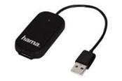 Netværksadapter (netkort, printserver mv.) - Hama "Basic" Wi-Fi Data Reader - network media streaming adapter - USB 2.0 - 119450